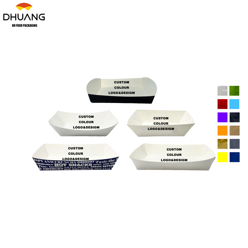 Disposable takeout tray containers for food packaging with custom food-grade LOGO patterns Food Trays