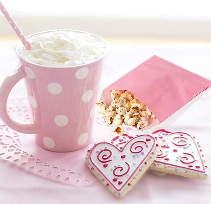 Flat Paper Treatment Bag Black Greaseproof Baking Cookie Paper Bag Candy Chocolate Pastry