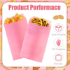 Small pink Paper Therapy Bags Candy Kraft Paper Bags Loose Snacks Popcorn Candy Sandwich Party