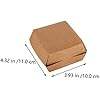 Kraft Paper Burger Packaging Boxes for Takeout Picnic Food Containers for Hamburgers French Fries and Party Snacks