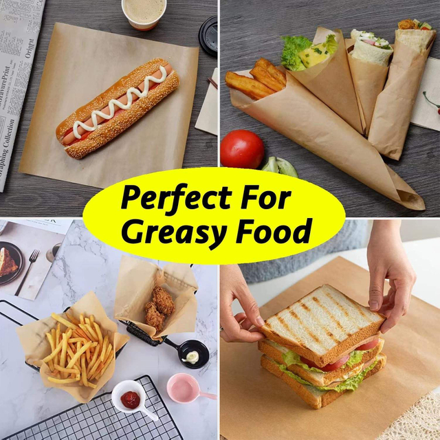 Deli Paper, Grease-proof Sandwich Wrappers