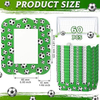 Packs Football Party Decoration Paper Food Tray Food Boat for Licensed Food, Condiments, Carnival (Football)