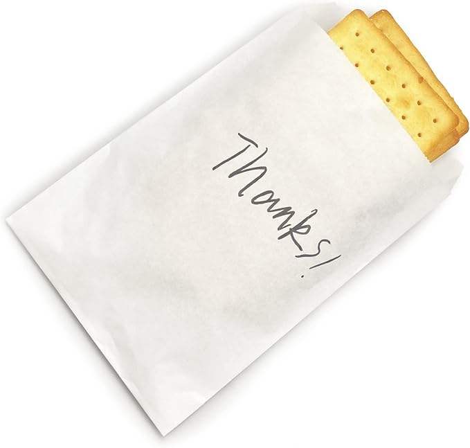 Glassine Treat Bags Waxed Paper Cookie Bags Premium Packaging Paper for Storing and Serving Your Delicacies Oil-proof Paper Bag