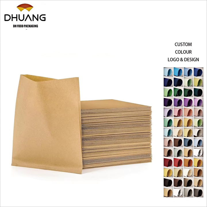 Greaseproof Waxed Paper Sandwich and Cookie Bags for Snacks, Pastries, Breads, Baked Goods, Chips, Muffins