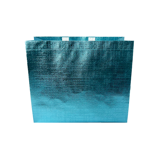 Laser-coated Aluminum Pure Color Non-woven Fabric Wholesale for Hand-held Gift Bags Custom Printing Available Shopping Bag