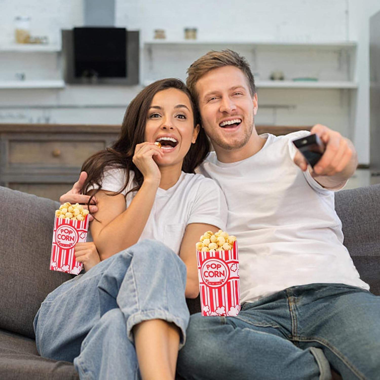 Popcorn Bag Single Service Popcorn Maker Bulk Movie Night Popcorn Bag Store Snacks Such As Potato Chips Pretzels or Candy