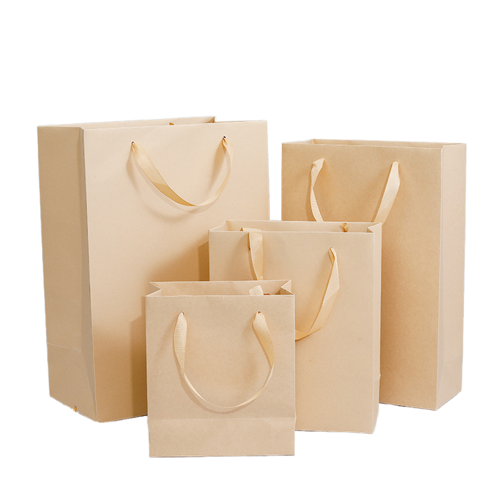Versatile Eco-Customized Bags | for Gift Food Apparel in Biodegradable Paper and Plastic