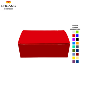 Custom Printed LOGO Flip-top Packaging for Fried Chicken Takeout Boxes Food Grade Food Box