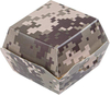 Hamburger Box Disposable Confeit Paper Takeout Box with Hinged Lid, Perfect for Mini Burgers or Desserts Food Box