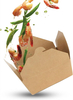 Paper Takeout Food Containers 30 Oz., Suitable for Microwave Takeout Lunch Boxes, Party, Restaurant Stackable Food Boxes