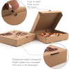 Disposable Kraft Corrugated for Cakes Pizza Takeaway Delivery Gift Custom Pizza Box