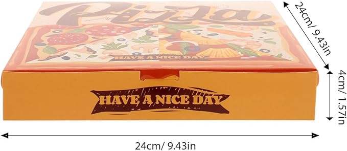 40 Paper Pizza Boxes Pizza Pie Carrier Paper Mail Shipping Storage Boxes Cake Cookies Food Custom Pizza Boxs