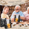 Black Sourdough Bread Bag with Window and Label Seal Sticker for Food Storage and Display Packaged Paper Bags CUSTOM Bread Bags