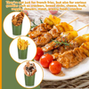 Customizable Disposable Chips Egg Cup Takeout Container Popcorn Paper Cup Waffle Paper Cup