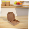 Kraft Paper Cookie Box Storage Container Packing Takeout Boxes Custom Pizza Boxs