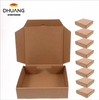 Kraft Paper Cookie Box Storage Container Packing Takeout Boxes Custom Pizza Boxs