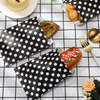Dot-patterned Paper Food Bags, Cookie and Candy Bags, Sandwich Packaging, Oil-proof Paper Bags