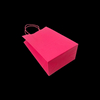 Colored Leather Handbag with Paper Liner for Packaging Candy-colored Gift Bags Shopping Bag