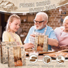 Bread Bags with Window Oil-proof Seals Suitable for Storing Baked Foods Double-layer Film Packaging Bread Bags