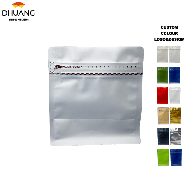 Customized Printing of LOGO for the Colored Compartmentalized Aluminum Foil-sealed Bags for Coffee Beans and Candies Coffee Bags