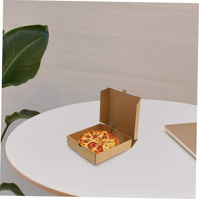 Brown Kraft Paper Box Party Gift Box Tray Container Takeout Container Custom Pizza Box