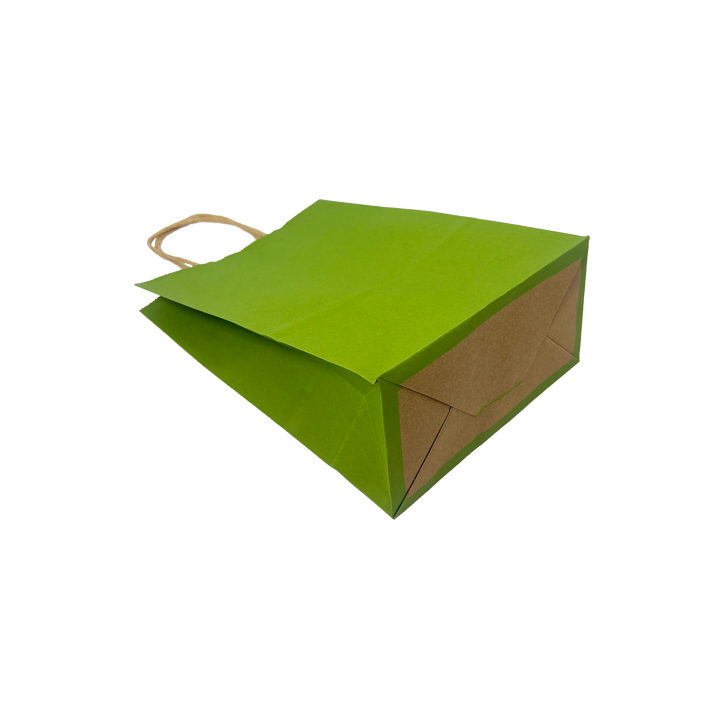 Customized Printed LOGO Cowhide Paper Bags - Simple Candy Color Scheme Gift Bags for Retail Sale Shopping Bag