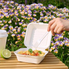 Luxury Double-Layer Burger Boxes - Heat-Resistant Compartments, Kraft Paper with Foil Lining for Gourmet Restaurants Burger Box
