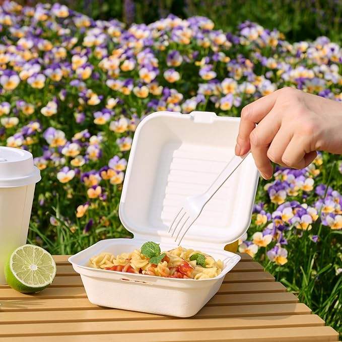 Luxury Double-Layer Burger Boxes - Heat-Resistant Compartments, Kraft Paper with Foil Lining for Gourmet Restaurants Burger Box