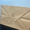 Food Grade Custom Printed Greaseproof Sandwich Hot Dog Packaging Brown or White Kraft Paper Bag Oil-proof Paper Bag
