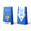 Custom-Made Square Bottom Kraft Paper Bag Medicinal Material Packaging Western Medicine Take-Away Packaging Custom Bread Bags