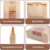 Custom Large Bread Bags Window for Homemade Bread Pizza Milk Storage Kitchen-for Craft Gifts Custom Bread Bags