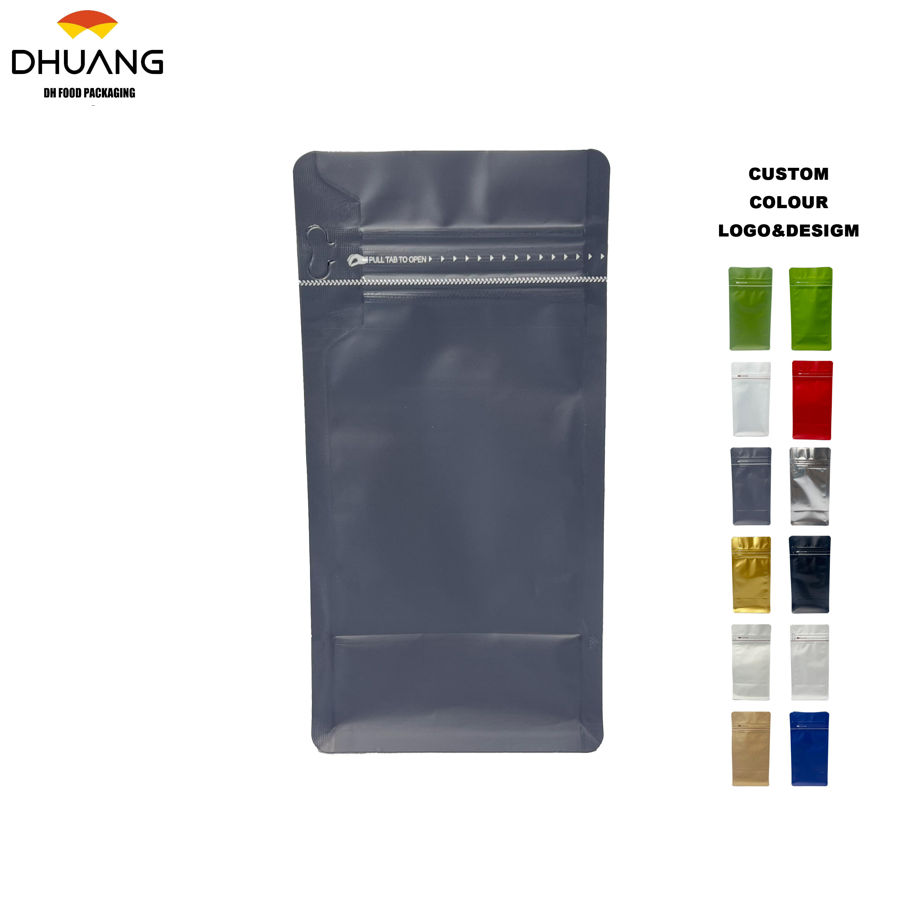 The Coffee Bags Are Made of Industrial-grade Matte-coated Food-grade Materials Which Are Produced by Offset Printing Coffee Bags