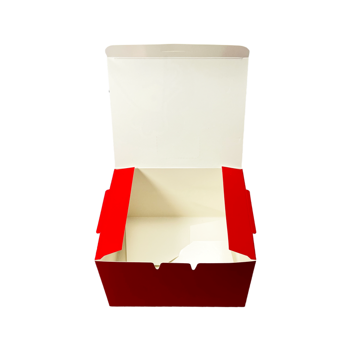 Customized Printed Flip-top Folding Packaging Box for Fried Chicken with Oil-proof Function Wholesale Food-grade Food Box
