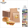 200 Bread Bags with Window Paper Cowhide with Tin Tie Lock Coffee Beans Snacks Bread and Candy Custom Bread Bags