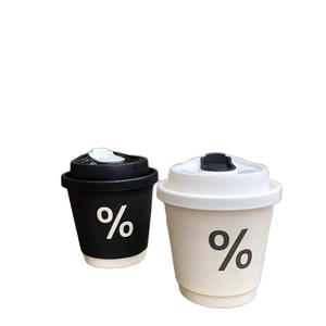 Paper Soup Container with Lid Disposable Kraft Paper Food Cup Ice Cream Cup Paper Food Storage with Lid Coffee Cup