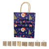 Recyclable Brown Kraft Paper Bag Clothing Retail Paper Bag with Handle Can Be Customized with Your Own logo Shopping Bag