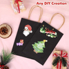 60 Black Paper Bags Gift Bags to Handle Bulk Shopping Birthdays Weddings Business Parties