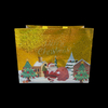 Custom Printed Laser-coated Aluminum Foil-coated Non-woven Fabric Gift Bags for Wholesale in Christmas Styles Shopping Bag