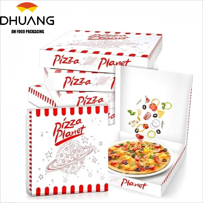 Pizza Planet Large Suitable for Pizza Cake Food Party Decorations Small Gift Decorations Custom Pizza Boxs