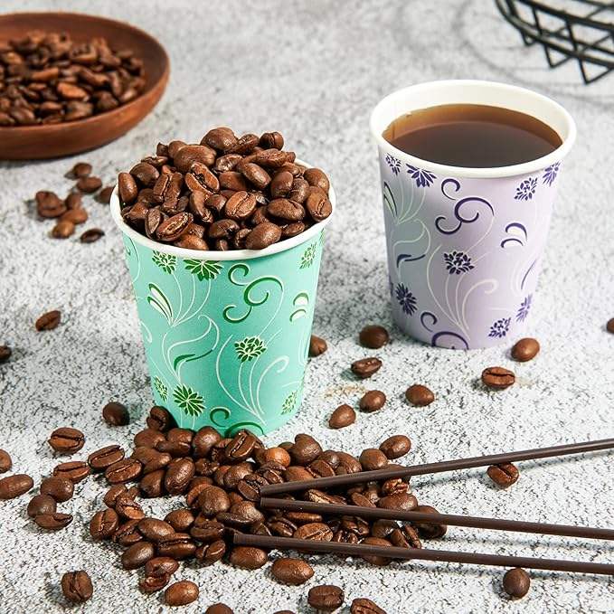 Paper Cups Colorful Disposable Paper Cups Travel Bathroom Party Use Hot Drink Paper Cups
