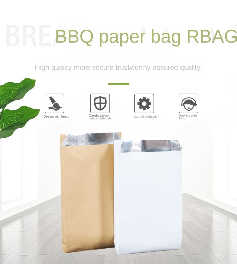 Foil-Wrapped Sandwich Rolls and Heat-Insulating Hot Dog Bags Oil-Proof Paper Burger Wrappers Custom Bread Bags