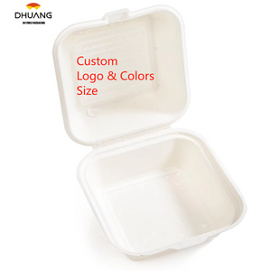 Hamburger Box Flip-top Takeout Food Container Lunch Box Hamburger Container