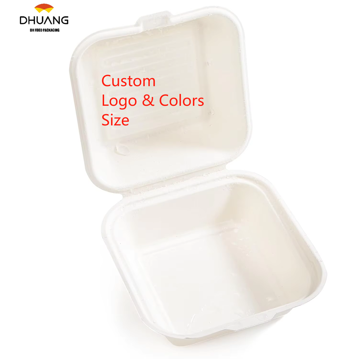 Hamburger Box Flip-top Takeout Food Container Lunch Box Hamburger Container