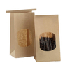 Windowed Paper Bags Bread and Toast Snacks Customizable Logos Wholesale Plastic Paper Bag Manufacturers CUSTOM Bread Bags