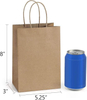 Brown Kraft Paper Bag with square Bottom Gift Bag Candy for Gift Promotion and Craft Usage