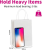 White Kraft Paper Bag Gift Bag Shopping Bag Party Retail Christmas Birthday Takeaway
