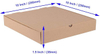 Disposable Delivery square Cardboard Pizza Boxes 1.5 Thick Premium Corrugated Pizza Boxes Custom Pizza Boxs