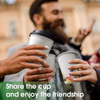 Disposable Coffee Cups With LidsTo Go Thickened Paper Cups for Beverage Coffee Tea Hot Chocolate Coffee Cup