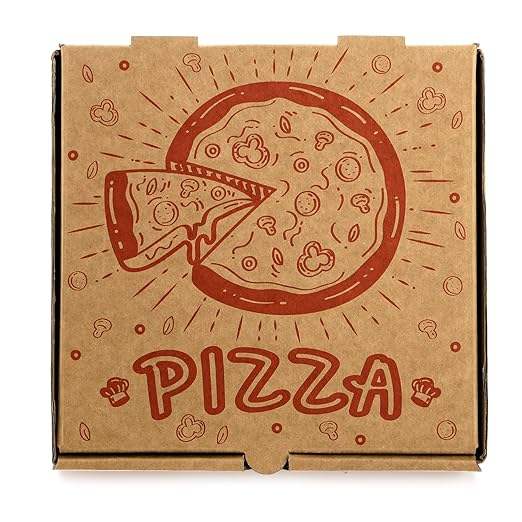 Pizza Box Cardboard Food Delivery Box Food Packaging for Cookies Cake Party Custom Pizza Boxs