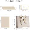 Gift Bags 1PCS Gift Bags Large with Ribbon and 1 Greeting Cards 2 Tissue Paper Portable Paper Gift Bag with Handles
